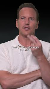 Patrick Wilson Watching His Own Movie