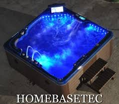 عکس جکوزی و روشویی کابینتی در طراحی سرویس بهداشتی Jacuzzi Spa Hot Tubs Round Hot Tub