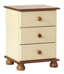 Pair Of 2 X Nja Copenhagen 3 Drawer Bedside Tables Cabinets Units In Cream P Storage Furniture Bedroom Bedroom Collections Furniture Bedroom Night Stands