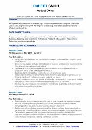 Alternative careers for retail managers. Product Owner Resume Samples Qwikresume