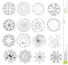 Set Of Treetop Symbols For Architectural Or Landscape Design Download From Pine Tree Drawing Palm Tree Crafts Olive Tree Tattoos