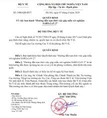 Check spelling or type a new query. Má»›i Bá»™ Y Táº¿ HÆ°á»›ng Dáº«n Táº¡m Thá»i Viá»‡c Gá»™p Máº«u Xet Nghiá»‡m Sars Cov 2 Bá»™ Y Táº¿ Trang Tin Vá» Dá»‹ch Bá»‡nh Viem Ä'Æ°á»ng Ho Háº¥p Cáº¥p Covid 19