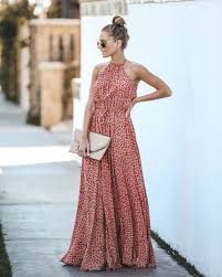 Twiggy Adjustable Halter Maxi Dress Maxi Dress Gorgeous Maxi Dresses Printed Halter Dress