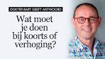 Wat moet je doen bij koorts? Dokter Bart geeft antwoord - YouTube
