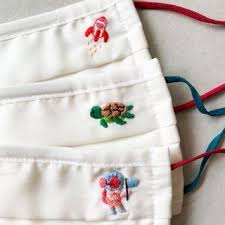 These masks have alphabets hand embroidered on it and is equipped with . Affordable Embroidery Service For Sale Stationery Craft Carousell Singapore
