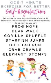 Hiit For Kids Improve Emotional Regulation In Just 7 Minutes Per Day Kids Exercise Activities Exercise For Kids Emotional Regulation