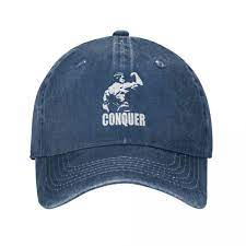 Conquer Arnold Schwarzenegger Baseball Caps Vintage Distressed Denim  Snapback Cap for Men Women Summer Soft Hats Cap - AliExpress