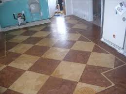 Here Is The Steps To Our Paperbag Floor 1 Modge Podge Crumpled Paper Bags 2 Tape 3 Stain 4 Varnish Paper Bag Flooring Brown Paper Bag Floor Diy Flooring