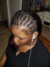Half Braid Half Flat Iron Half Braid Stylists Braids