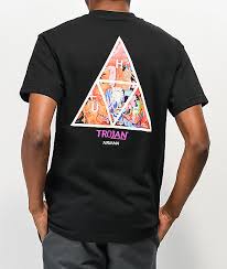 Huf X Trojan Nirvana Black T Shirt