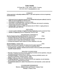 It is my duty to answer calls according to my assigned region to. Resume Template Collection Electrical Engineering Resume Template