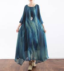Blue Silk Dress Loose Silk Cotton Dress Short Sleeve Summer Dress Maxi Dress Party Dress Coc Short Sleeve Summer Dresses Cotton Short Dresses Maxi Dress Cotton