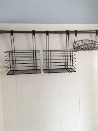 This completely depends on the quality and style of the baskets or caddies. Horizontal Diy Tension Shower Caddy Shower Storage Diy Shower Organization Shower Caddy Diy
