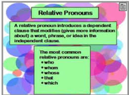 Relative Pronouns