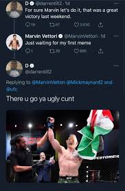 #hey you guys #i'm really sad #agender memes #i guess?? Marvin Vettori Gets What He Asked For Mma