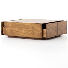 Duncan Reclaimed Wood Square Storage Coffee Table Coffee Table Square Wood Coffee Table Custom Coffee Table
