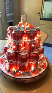 So manch ein alkohol eignet sich nicht nur dafür, ihn in flüssiger form zu genießen Cola Korn Torte Geburtstagsgeschenk Diy Geschenke Partner Geschenke Geldgeschenke Basteln