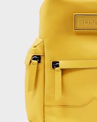 Original Mini Top Clip Backpack Rubberised Leather Official Hunter Boots Site Backpacks Bags Leather