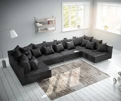Wohnlandschaft Clovis Xl Anthrazit Antik Optik Modulsofa Mobel Sofas Wohnlandschaften Sofa Design Wohnen Modulares Ecksofa