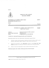 Soalan Sejarah Tingkatan 4 Akhir Tahun 2019 Kosong Kerji