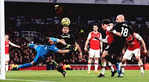 Arsenal's bukayo saka (l) shoots during the premier league match between brighton and hove albion and arsenal fc at american express community stadium in brighton, britain on june 20. Brighton Vs Arsenal Live Stream How To Watch The Premier League Wherever You Are In The World Fourfourtwo
