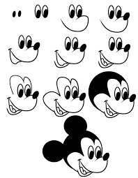 Disneyrooms | tekeningen disney figuren, cartoon tekeningen, disney tekenen. Trendy Drawing Faces Disney Awesome Ideas