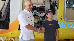 Enter the sweetest place on earth! Sunshine Coast Adriano Zumbo Of Zumbo S Just Desserts Visits Lifeflight Base In Marcoola The Courier Mail