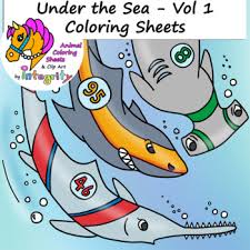 Download Ocean Animal Coloring Pages Worksheets Teaching Resources Tpt