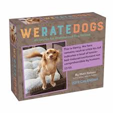 We Rate Dogs Desk Calendar 2021 At Calendar Club Dog Calendar We Rate Dogs 2019 Calendar