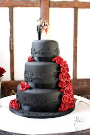 Gothic Black And Blue Wedding Cake Pin By Rachel Rumohr On Wedding Stuff Gothic Wedding Cake Unique Wedding Cakes Gothic Cake
