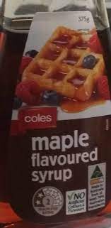 These waffles are made to a traditional belgian recipe, including amazing pearl sugar. Maple Flavoured Syrup Coles