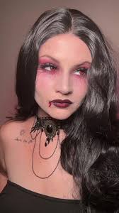 37/100 Days of Halloween Makeup- VAMPIRE. Using CANDY RED contact lenses by  Shula Beauty #makeup #vampire #costume #spookyseason #halloweenmakeup