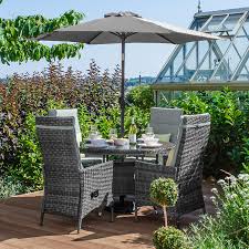 One piece of furniture, endless combinations. Ruxley 4 Seat Dining Set 1 05m Round Table Grey Crownhill