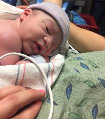 This sweet boy is the newest addition to the family of one of our medical  assistants, Jenna! Ezra Michael was born