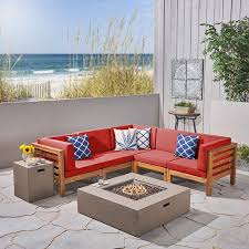Check spelling or type a new query. Best Selling Frankie Outdoor 7 Piece Acacia Wood V Shaped Sectional Sofa Set With Cushions And Fire Pit Teak Red Light Gray Accuweather Shop