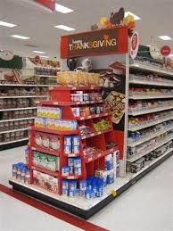 Seasonal Endcap Display Supermarket Display Thanksgiving Grocery Seasonal Displays