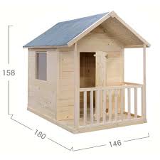 Maison Enfant En Bois Brut Kangourou Taille Taille Unique Cabane Bois Enfant Plan Cabane En Bois Maisonnette Bois Enfant