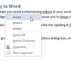 How To Check Spelling And Grammar In Word 2013 Dummies