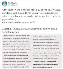 Pelikan grubunun önemli ismi gazeteci hilal kaplan, habertürk yayınında, habertürk, program moderatörü hülya hökenek ve gazeteci i̇smail saymaz hakkında suçlayıcı ifadeler kullandı. Fatih Altayli Dan Hilal Kaplan A Cok Sert Sozler