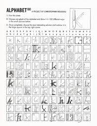Especially helpful for students studying in kindergarten. Alphabet 100 Link To Template At The Bottom Lettering Alphabet Lettering Lettering Fonts