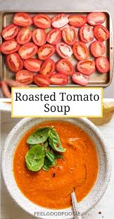 Roasted Tomato Soup Video Recipe Video Vegetarian Recipes Tomato Soup Recipes Delicious Soup