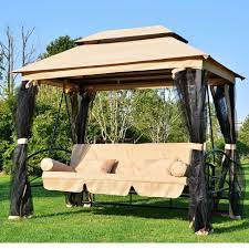40 Beautiful Cozy And Romantic Outdoor Canopy Bed Ideas Collections Freshouz Com Outdoor Canopy Bed Patio Swing Canopy Garden Patio Furniture