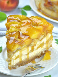 Toss to coat evenly, and pour into a 2 quart baking dish. Peach Cobbler Cheesecake A Cheesecake Recipe With Fresh Peaches