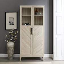Great savings & free delivery / collection on many items. Coastal Farmhouse Isabelle Chevron China Cabinet Reviews Wayfair Ca In 2021 Living Room Storage Cabinet Dining Room Storage Furniture