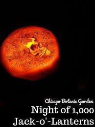 Chicago Botanic Garden S Night Of 1 000 Jack O Lanterns Queen Of The Land Of Twigs N Berries Fun Halloween Decor Halloween Craft Activities Jack O Lantern