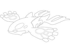 Pokemon Coloring Pages Kyogre Pokemon