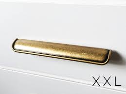 Brass Drawer Pull Ella In Antique Brass Finger Etsy In 2020 Drawer Pulls Brass Drawer Pulls Antique Drawer Pulls