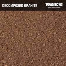 Decomposed granite can be used for pathways, driveways and garden trails. 0 5 Cu Ft Decomposed Granite Will Not Fade Discolor Or Attract Pests Like Termites And Ants Pavestone Bagged Decomposed Granite Landscape Rock Granite