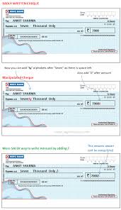 It is a check that is written and issued by the debtor for a date in the future and may not be encashed or deposited until such time. 6 Tips To Write Correct And Safe Cheque