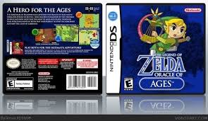 The Legend Of Zelda The Oracle Of Ages Nintendo Ds Box Art Cover By Linnus Legend Of Zelda Nintendo Nintendo Ds